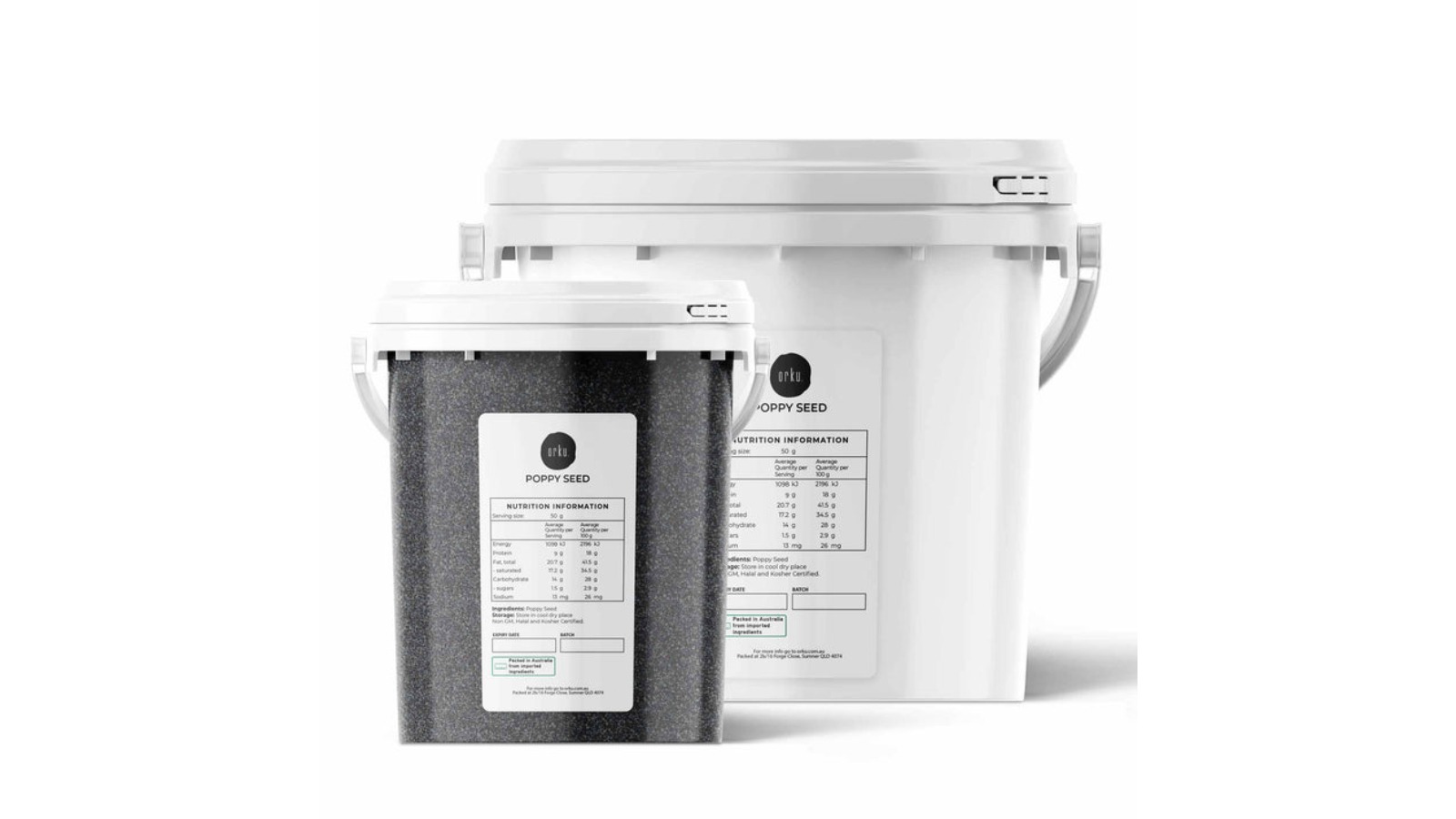 Orku Poppy Seeds Unwashed Bucket