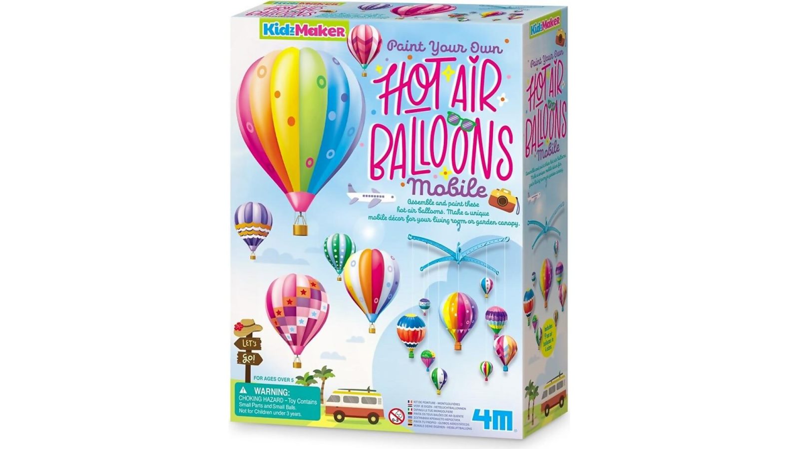 4M Kidzmaker Hot Air Balloons Mobile