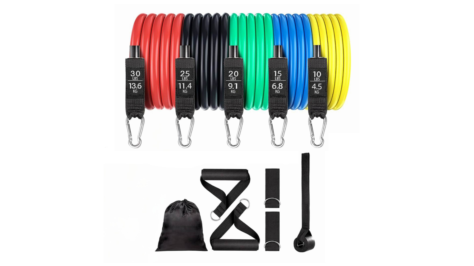 Social Hike 11 Piece Resistance Band with Handle