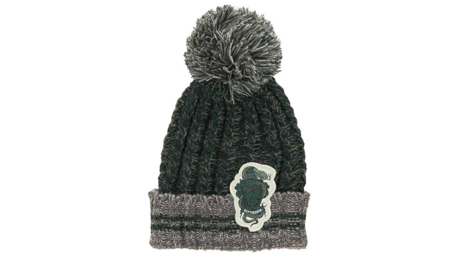 Latest Buys Harry Potter Slytherin Heathered Pom Beanie