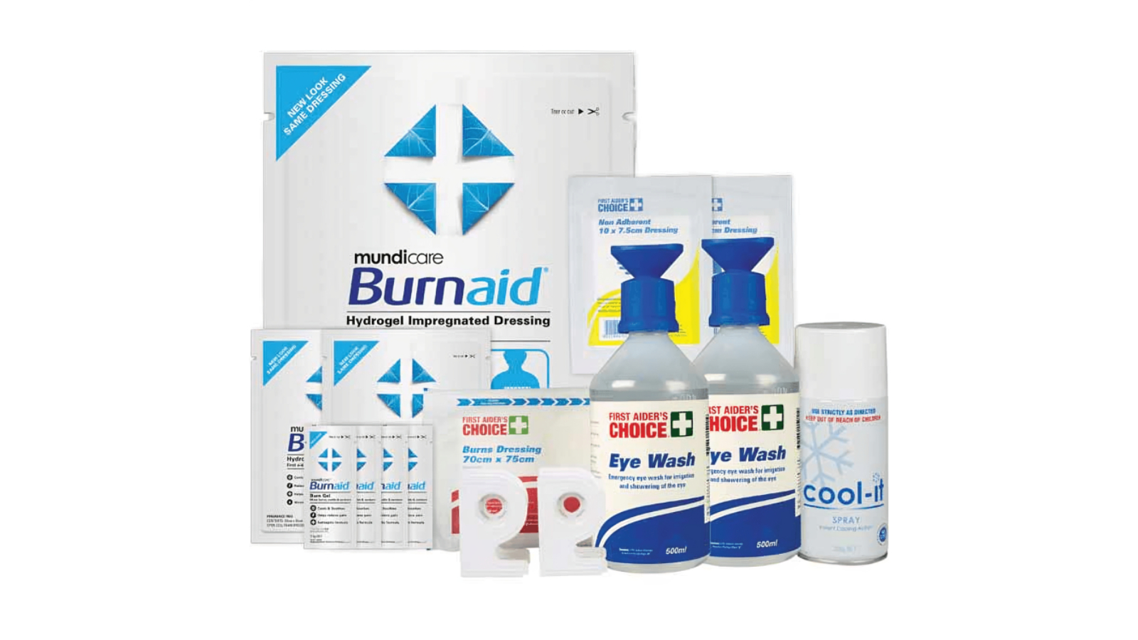 First Aiders Choice Large Burns Management First Aid Pack Set