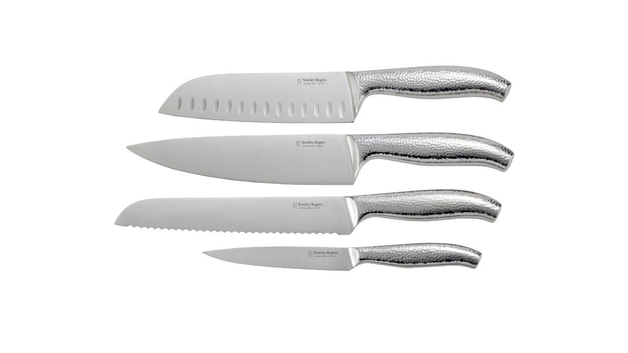 Stanley Rogers 5 Piece Domed Oval Knife Block Set