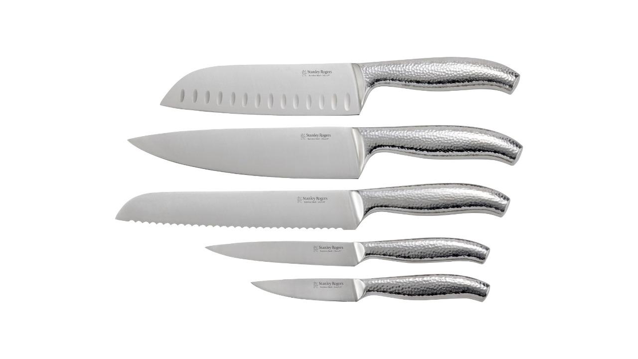 Stanley Rogers 6 Piece Domed Oval Knife Block Set