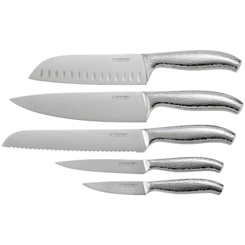 Stanley Rogers 6 Piece Domed Oval Knife Block Set