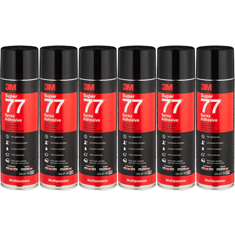3M Pack of 6 Stainless Steel Cleaner and Polish Spray Can Bulk - 200g