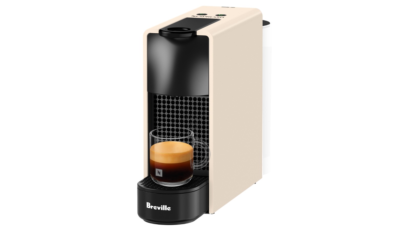 Nespresso Essenza Mini Bundle Capsule Coffee Machine - Cream