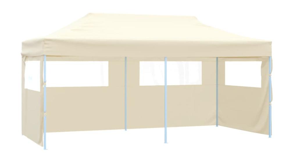 vidaXL Foldable Pop-up Party Tent 3 x 6  Metre - Cream