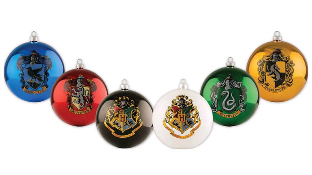 Harry Potter House Crest Bauble Set