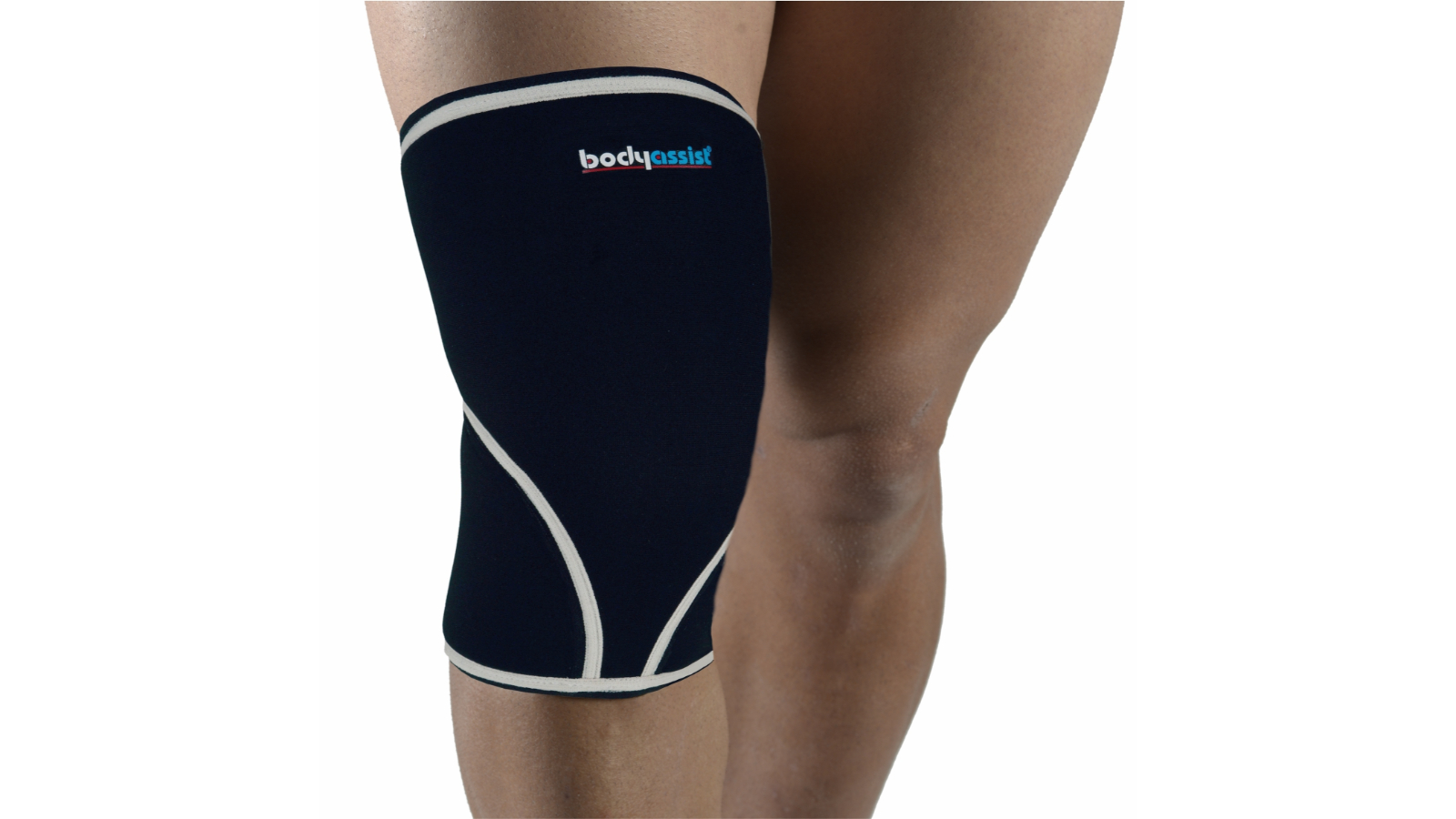 Bodyassist Black Power Lifter Knee Sleeve - Small
