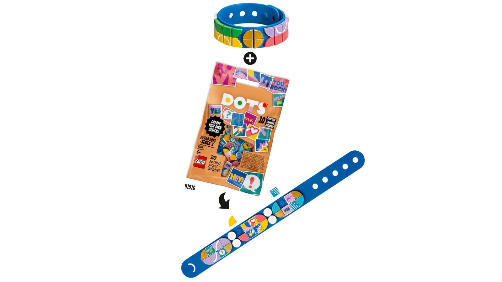 Lego Dots 41911 Go Team! Bracelet