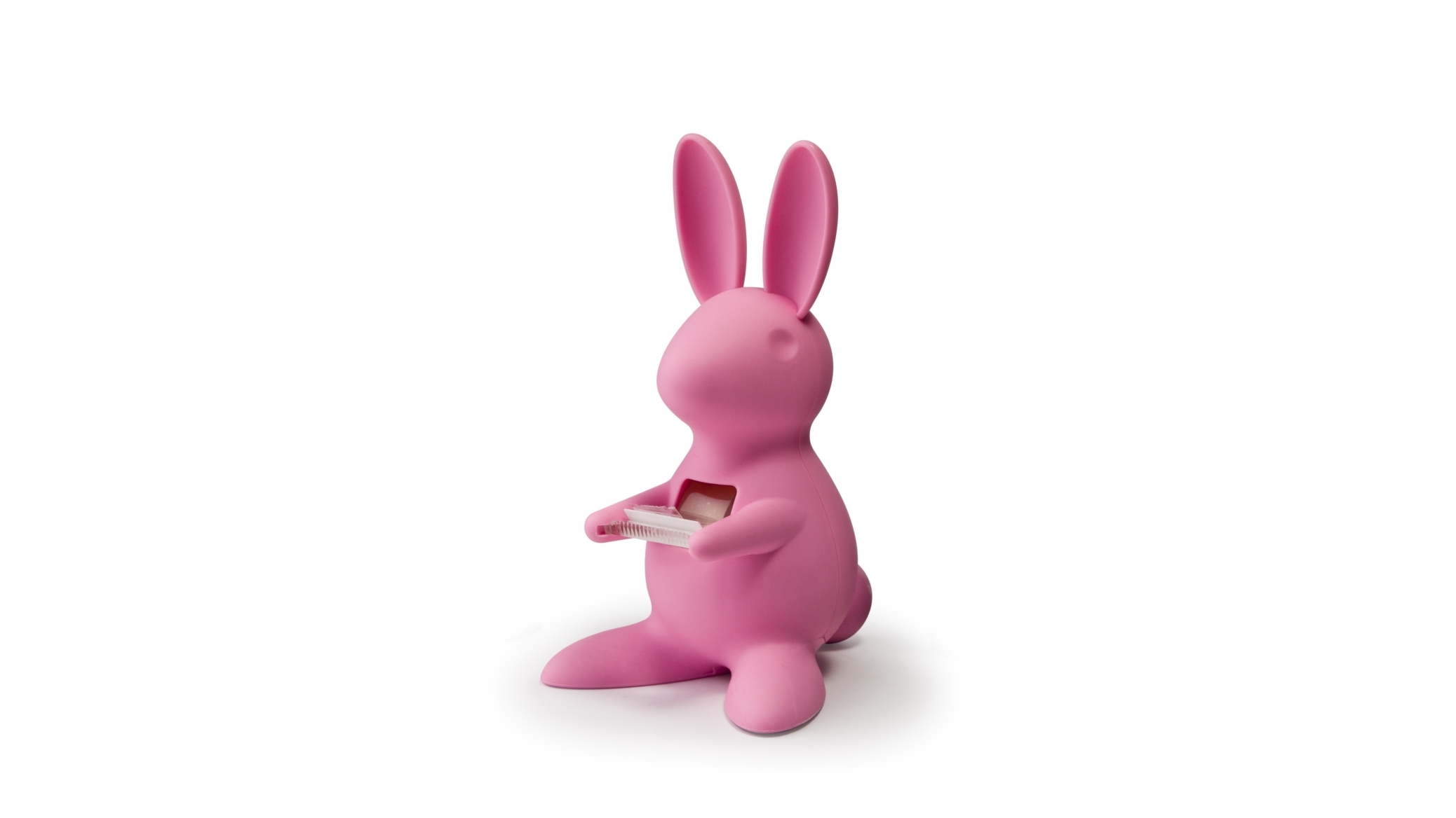 Qualy Desk Bunny Tape Dispenser - Pink