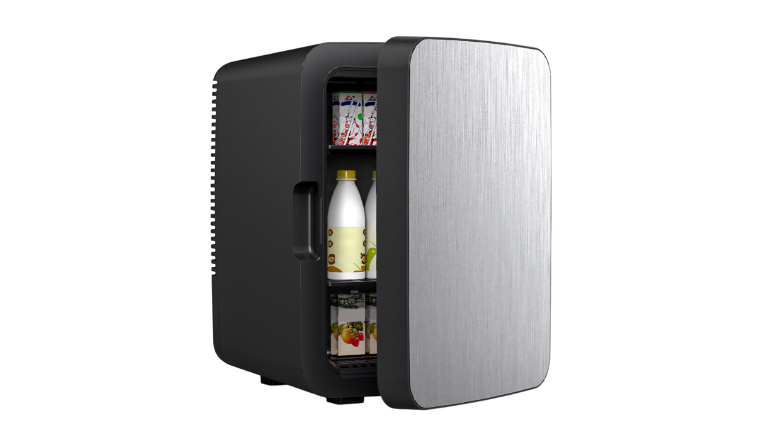 Advwin 10 Litre Portable Mini Fridge for Bedroom, Dorm, Car, Office - Black