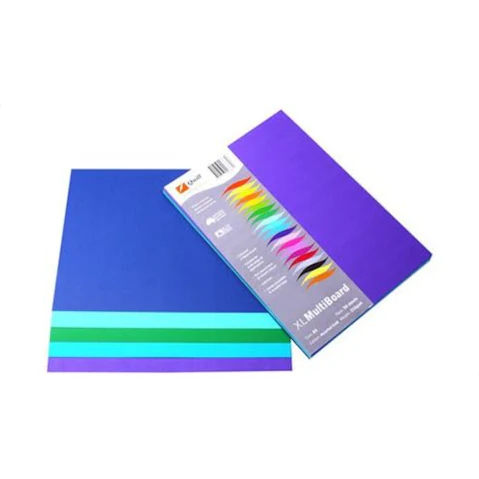 Quill Pack of 50 Assorted Cold A4 210gsm XL Multiboard