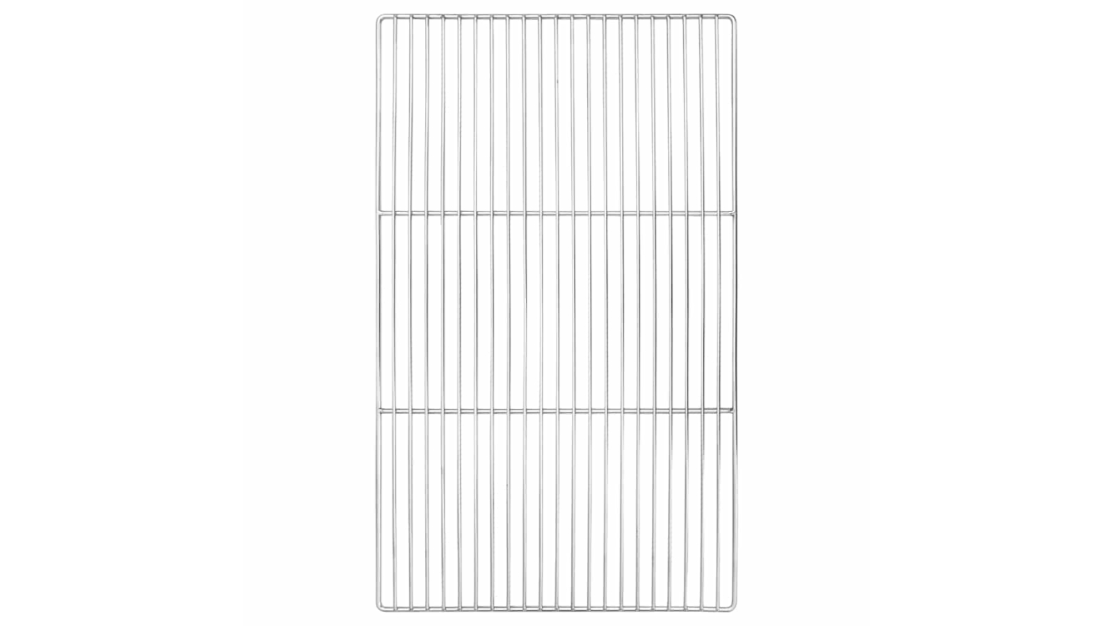 vidaXL Silver Stainless Steel Grill Grate - 67 x 40cm