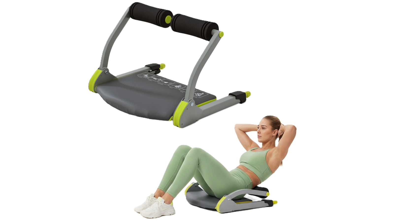 Advwin Abdominal and Core Trainer with Adjustable Bench