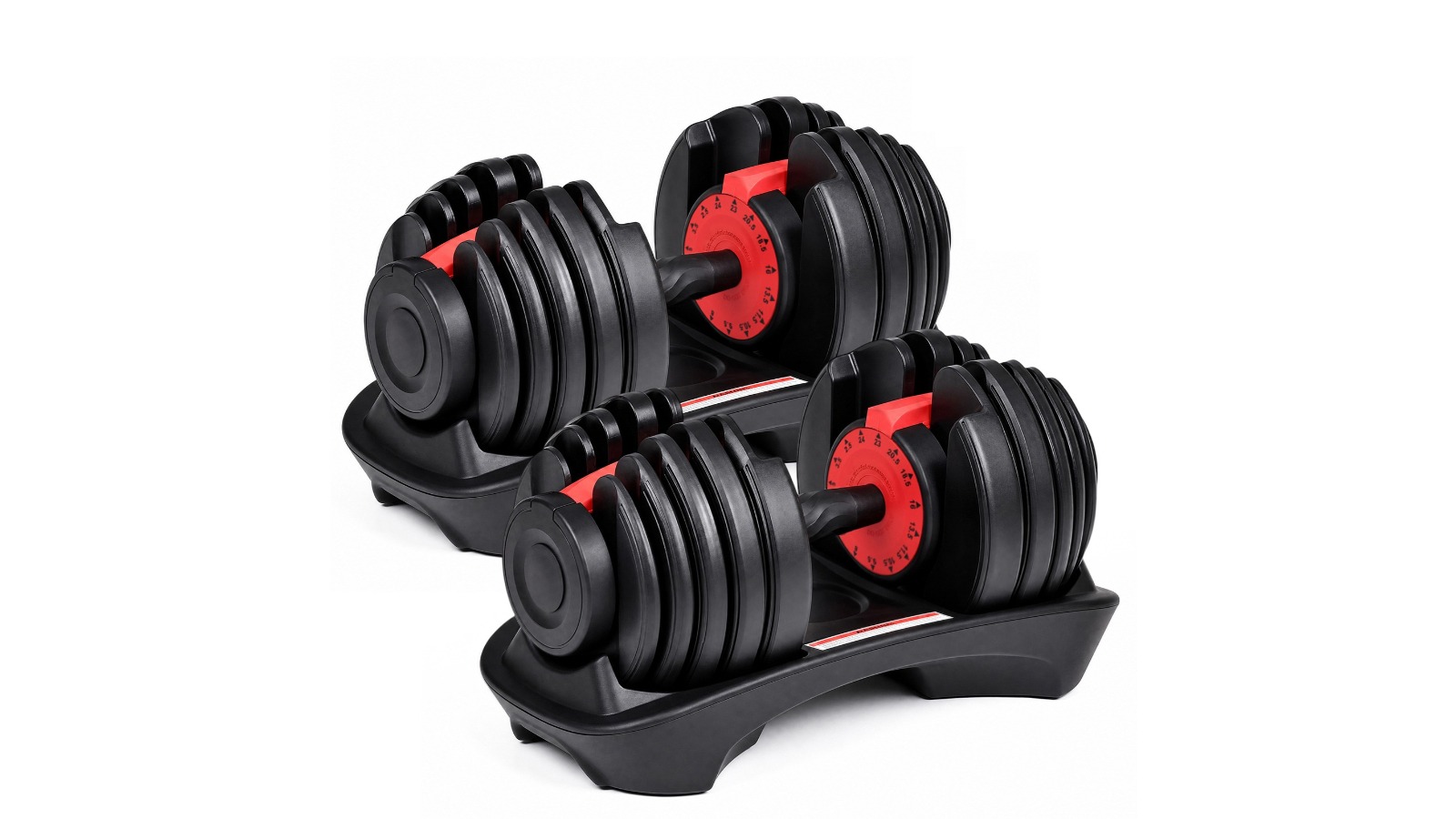 Advwin Adjustable Dumbbell Set with Anti-Slip Handle - 24kg 