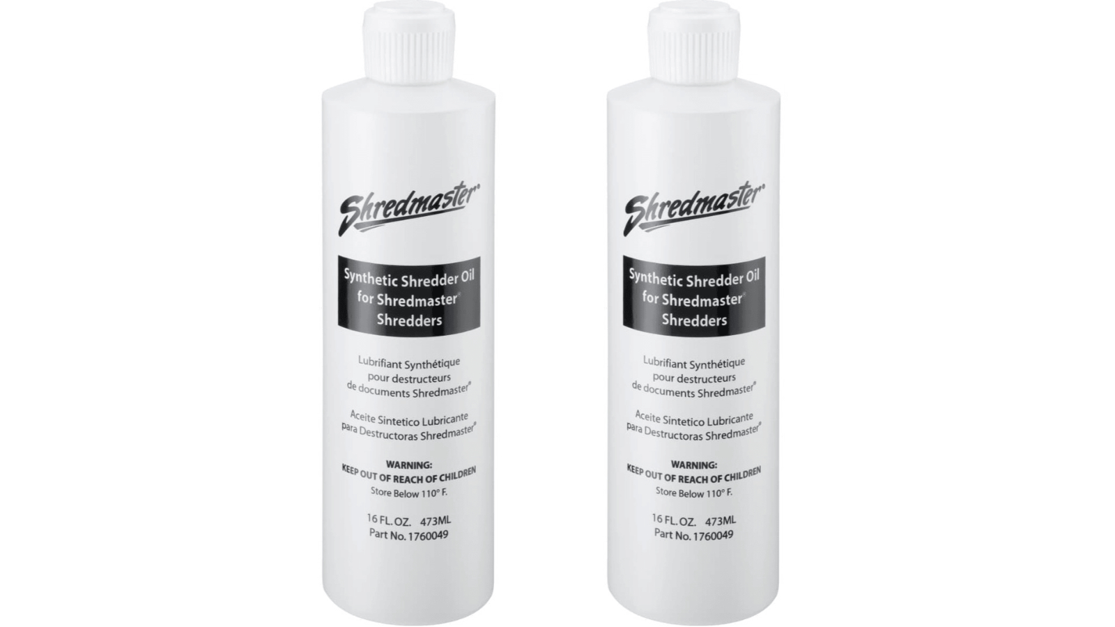 Rexel Pack of 2 Oil Lubricant Shredmaster Shredder - 473ml