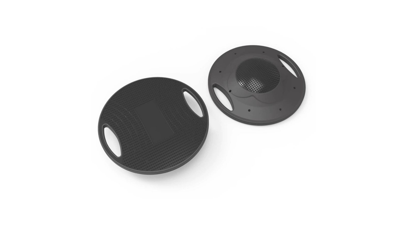 Social Hike 41cm Non-Slip Round Wobble Balance Board - Black