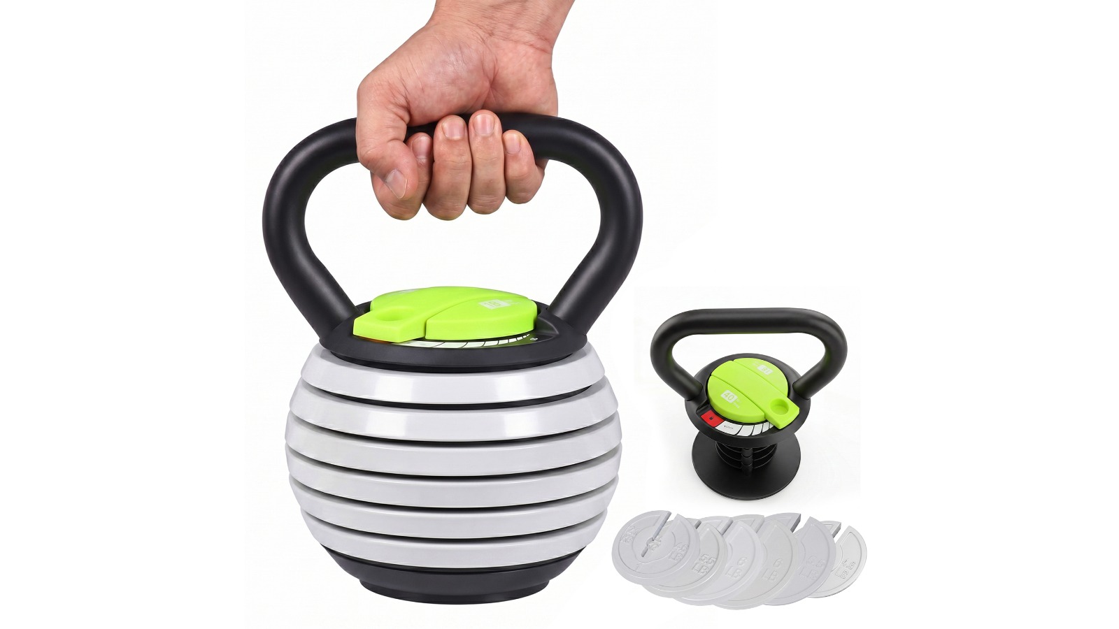 Advwin Adjustable Kettlebell Weight Set