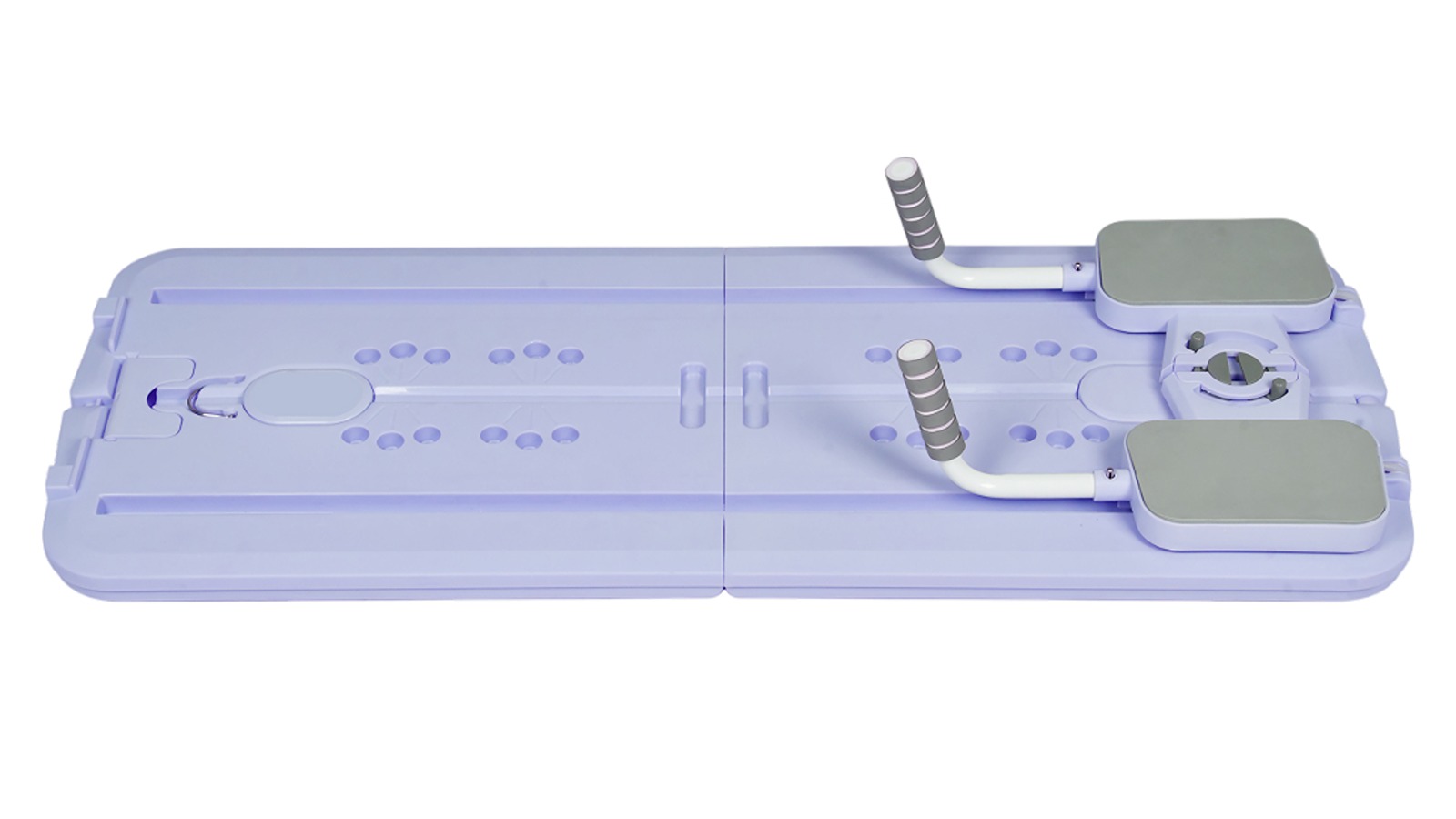 Advwin Pilates Reformer Board with Back Storage - Purple