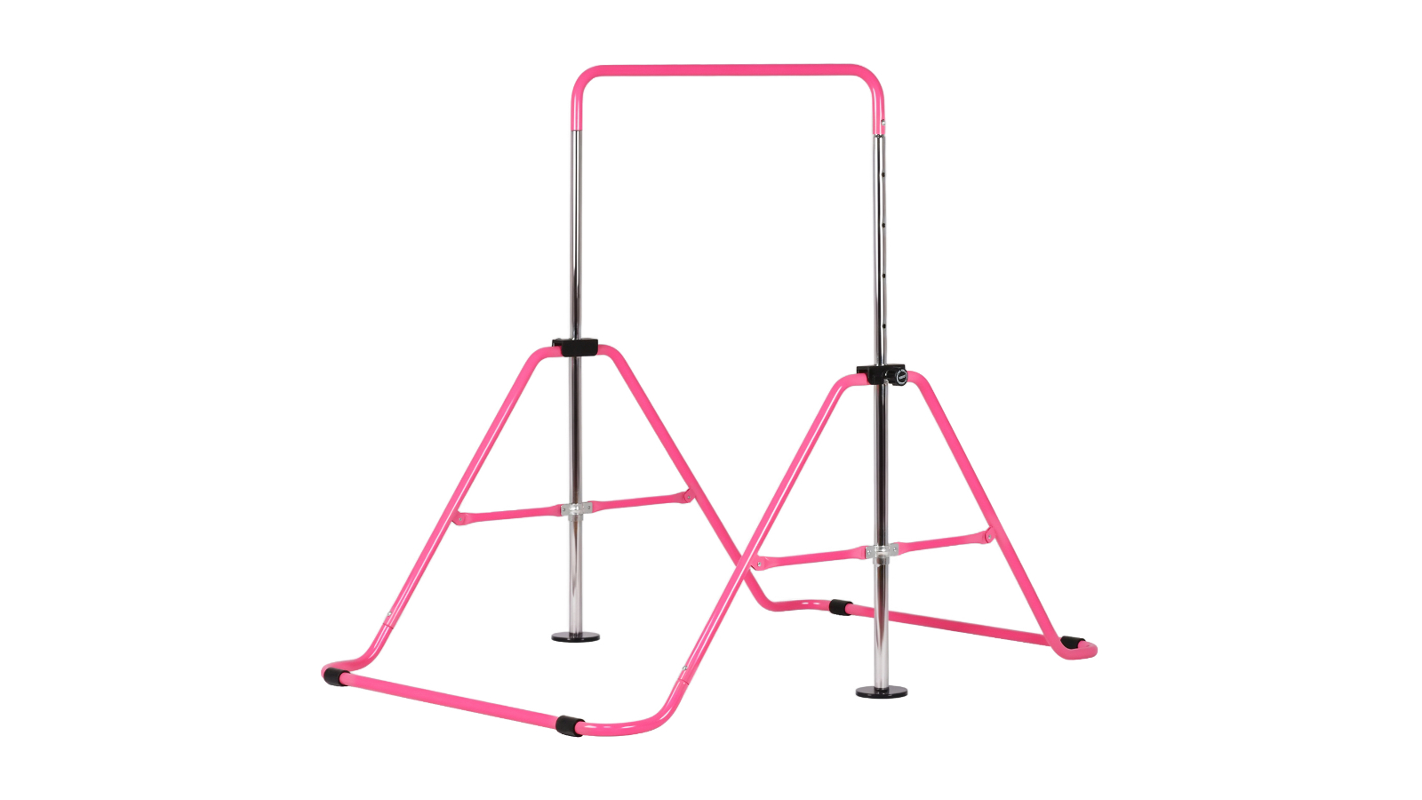 Advwin Adjustable Kids Monkey Kip Bar for Girl and Boy - Pink