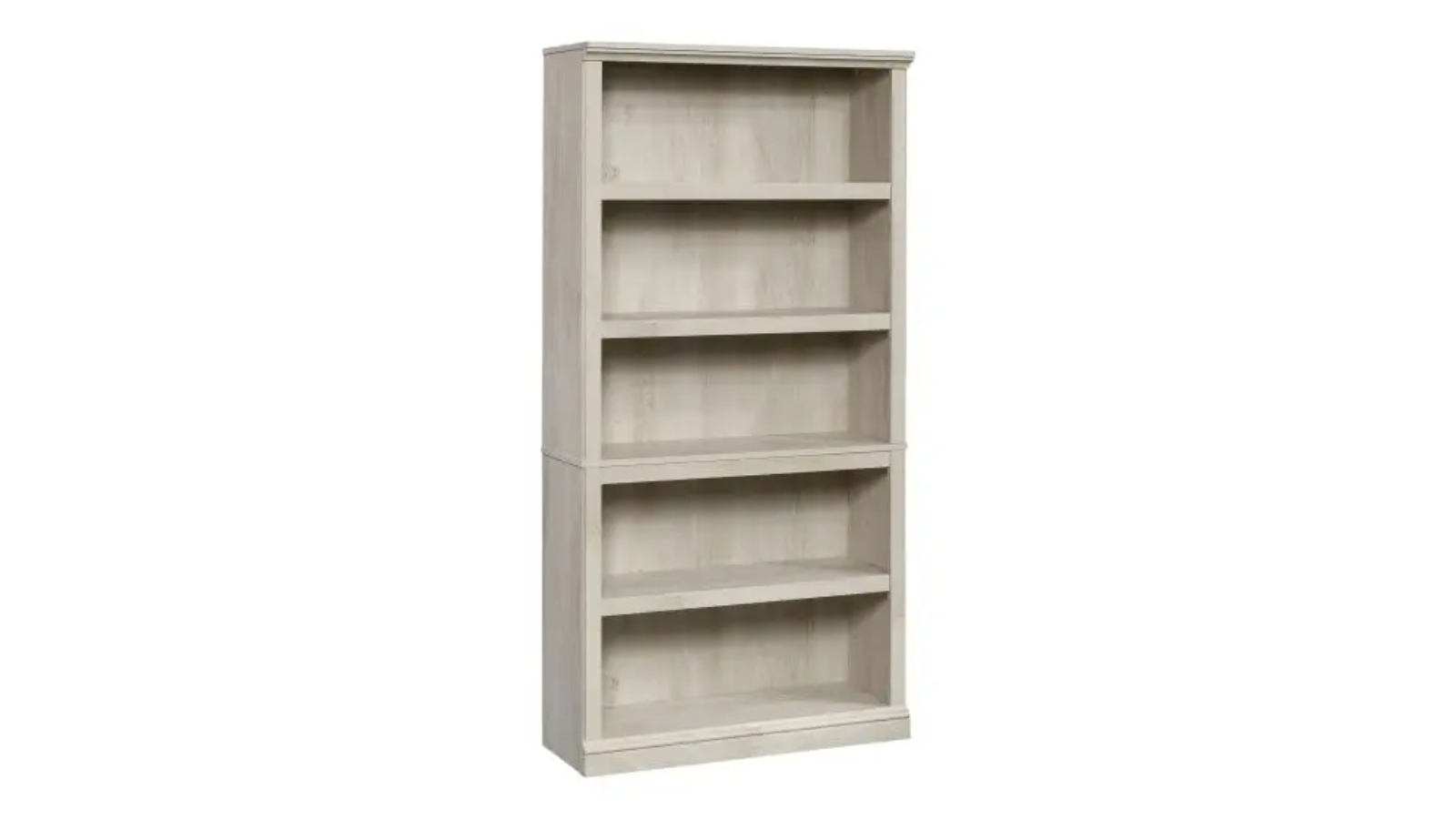 Sauder Storage Shelving Unit Select Bookshelf Display Cabinet 5 Tier Bookcase Chalked Chestnut Harvey Norman