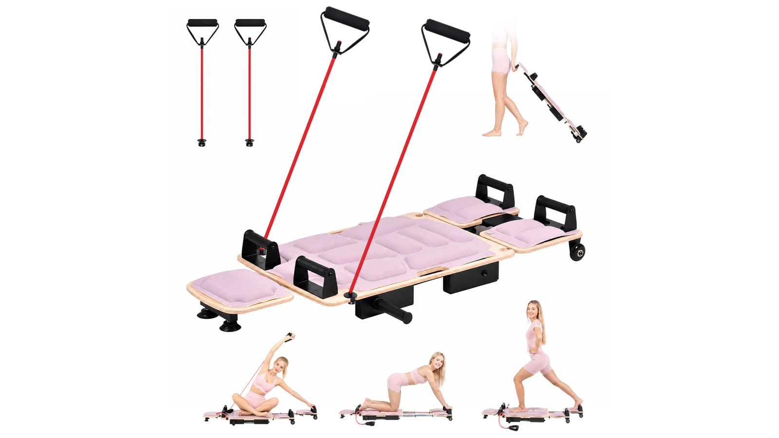 Advwin Pilates Reformer Board for Home Workout