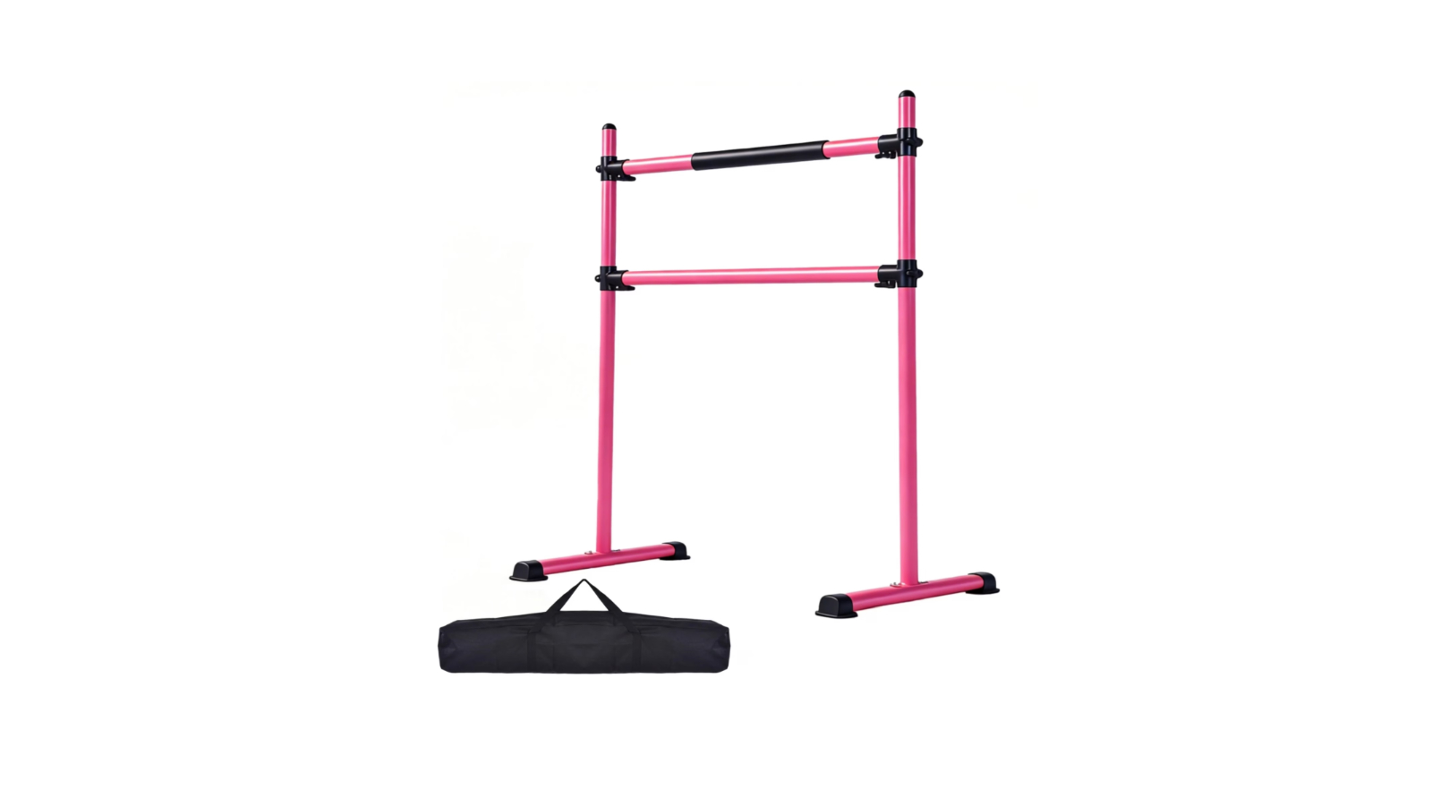 Advwin Adjustable Height Double Ballet Bar with Carry Bag