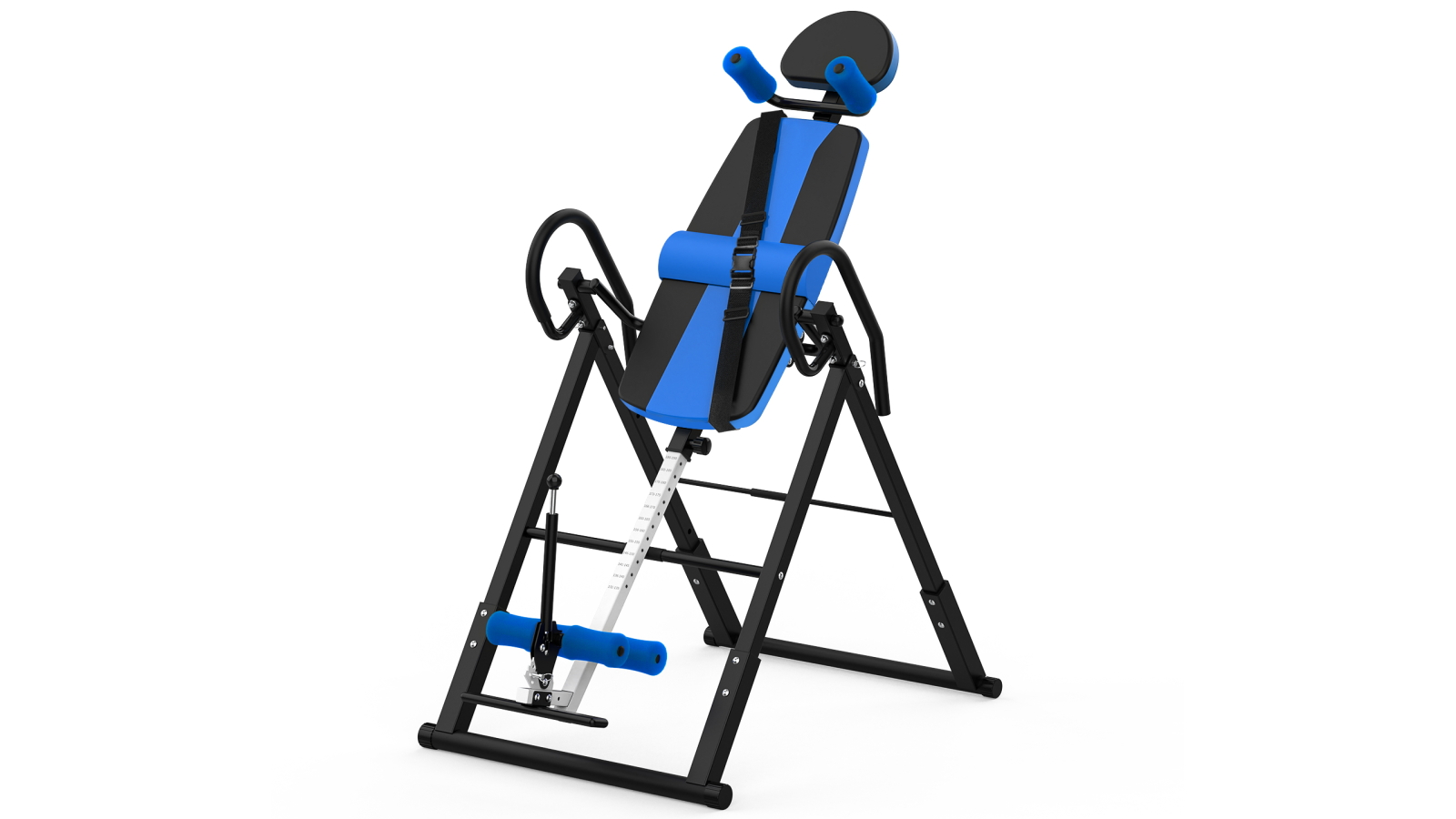 Advwin Back Stretcher Inversion Table with Lumbar Support - Black/Blue