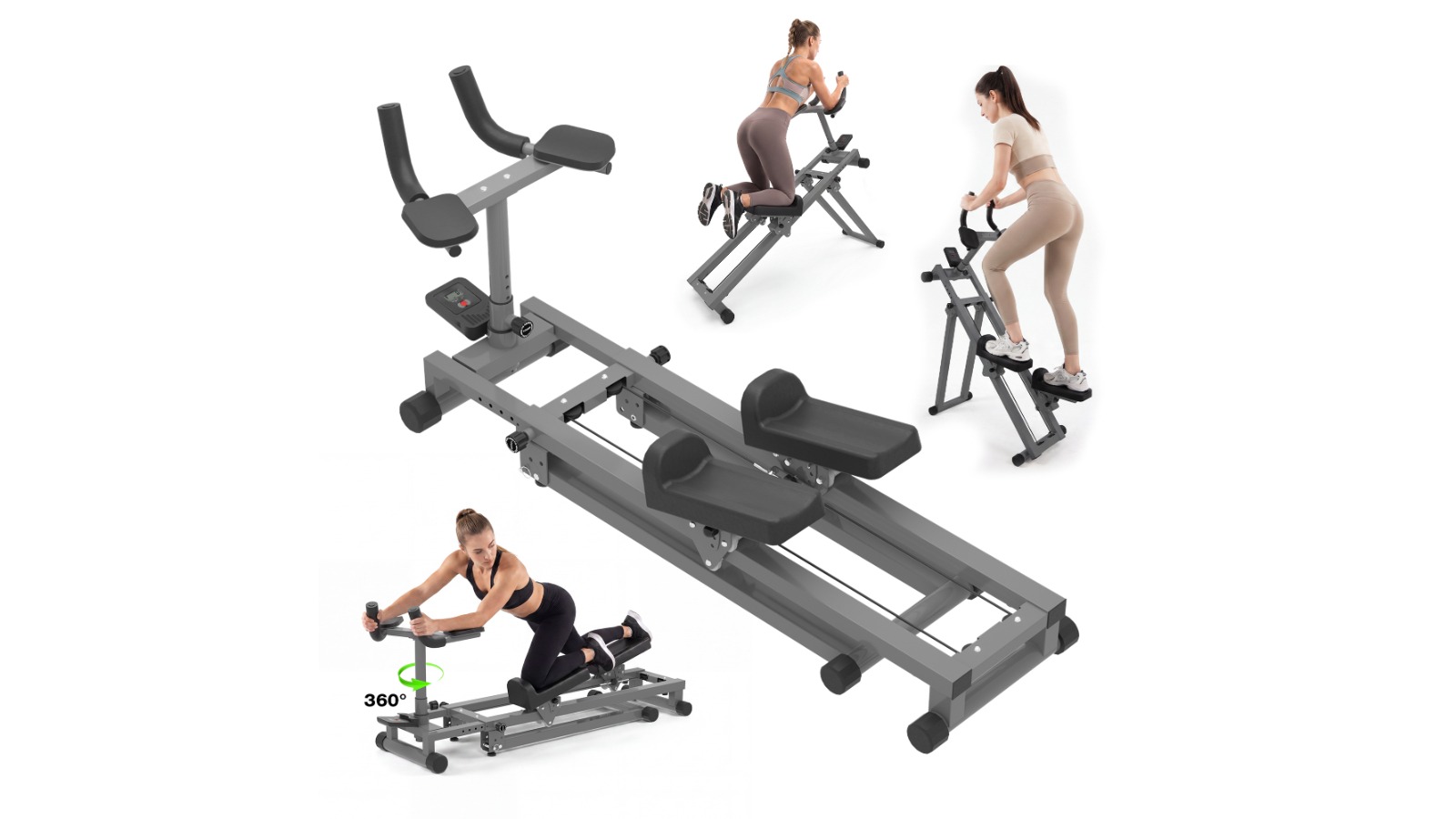 Advwin 3-in-1 Spine Twist Stretcher Home Gym Workout Machine Equipment