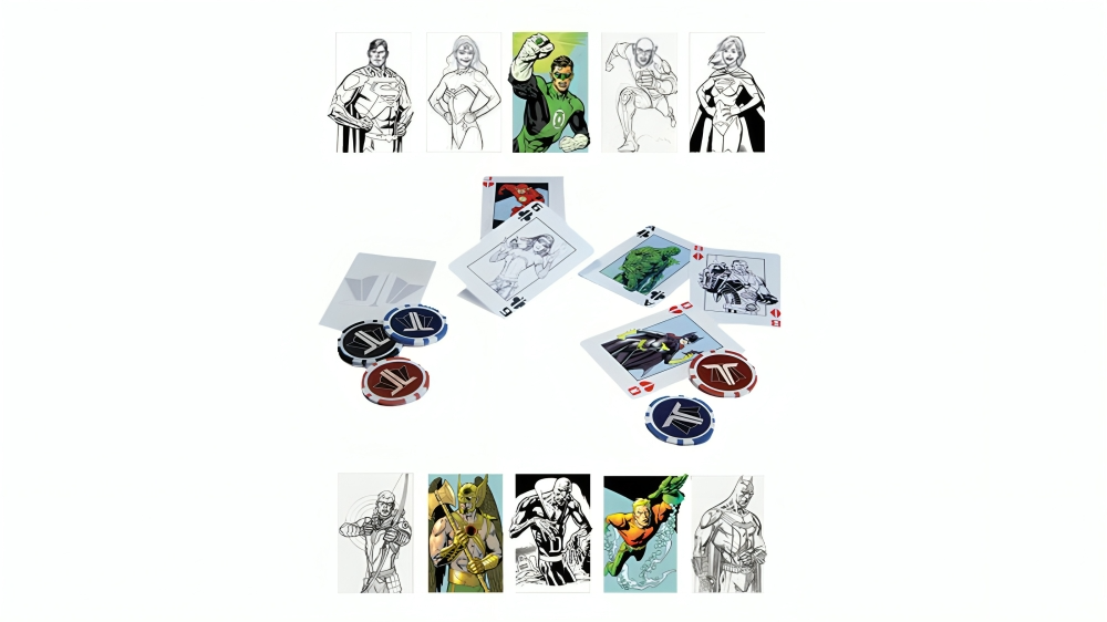 Justice League Starter Poker Set