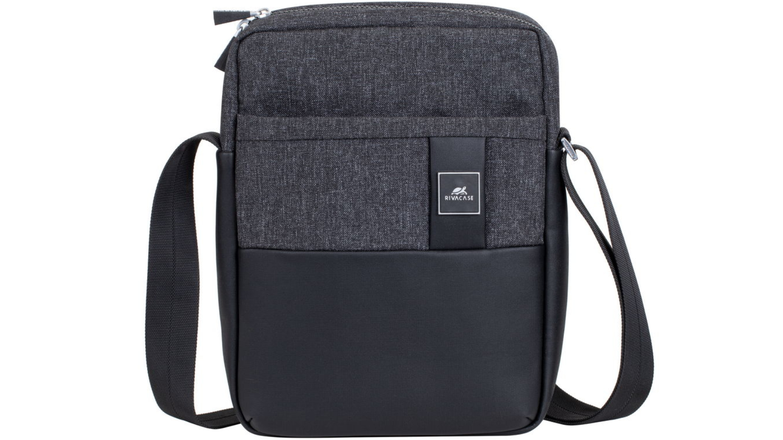 Rivacase Black Lantau Cross Body Bag