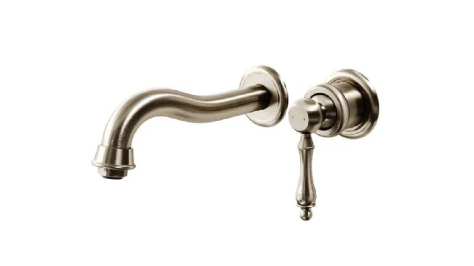 Villeroy & Boch Avia 2.0 Wall Mounted Basin Trim - Brushed Nickel
