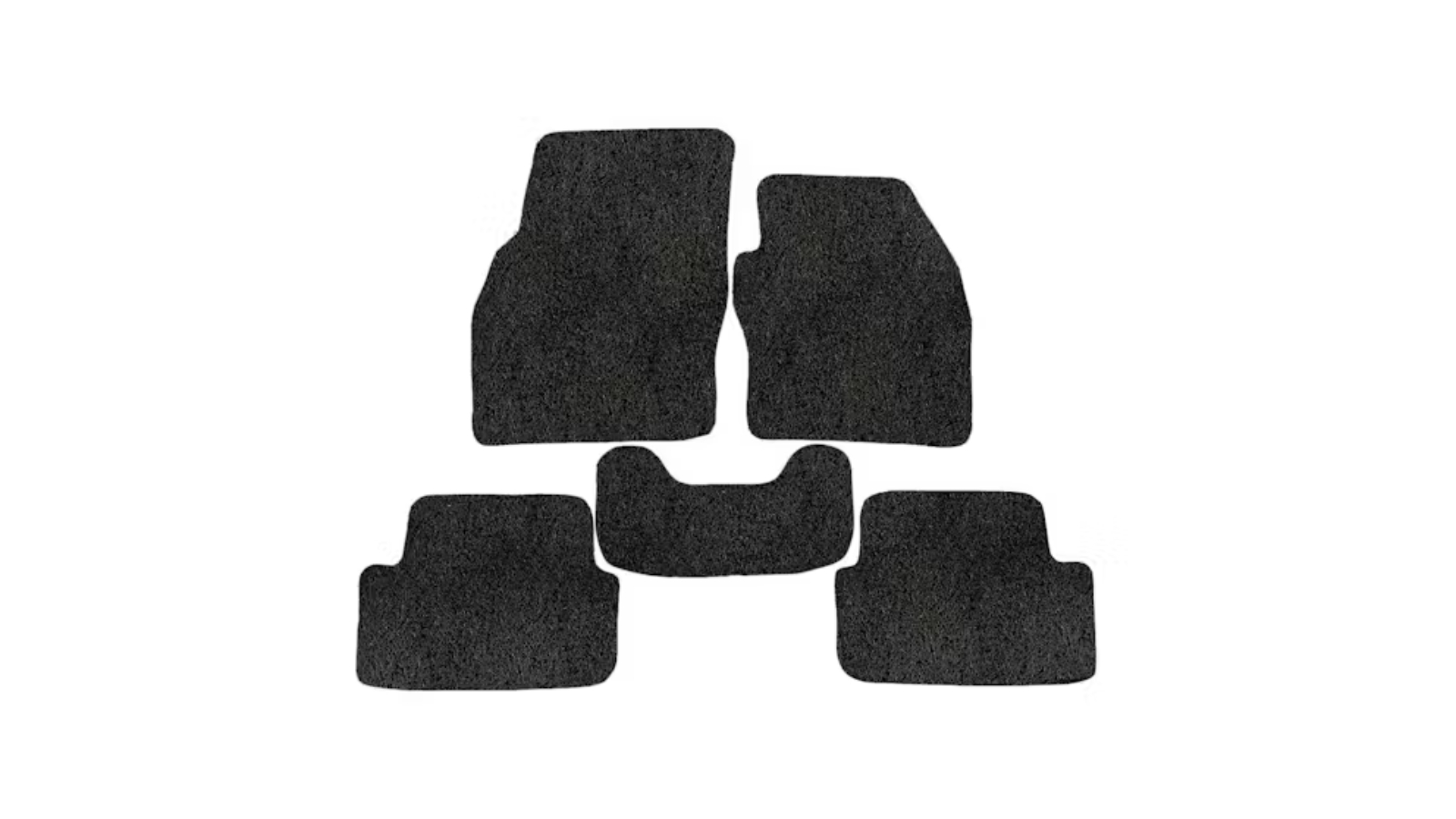 CarMatsCulture Premium Car Floor Mats Shadow Black Full Set (Front + Back Rows) for Hyundai Genesis (DH/G80) 2013-2016 Add Matching Boot Mat