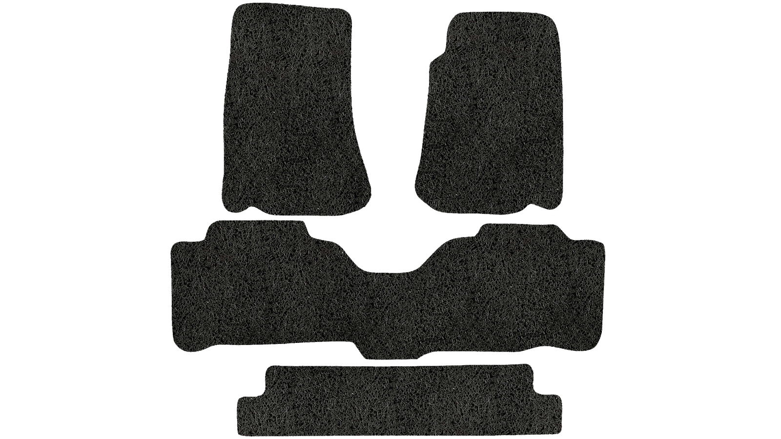 CarMatsCulture Premium Car Floor Mats for Renault KOLEOS (HC)2016-Current Shadow Black Ultimate Set (Front + Back + 3rd Rows) Add Matching Boot Mat (3rd Row folded/5 seater)