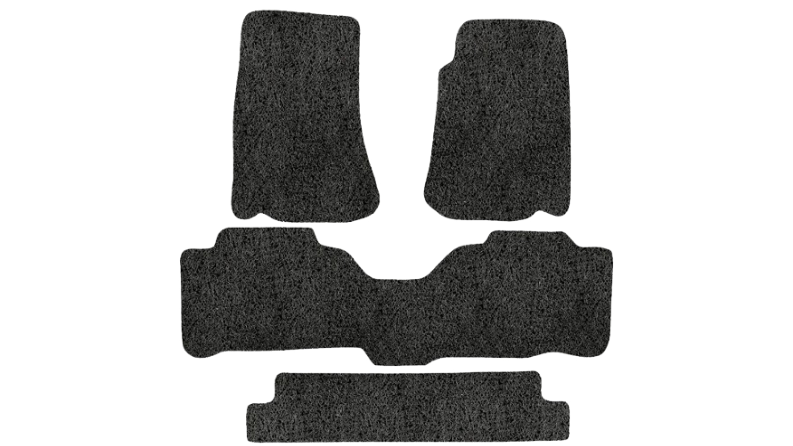 CarMatsCulture Premium Car Floor Mats for VolksWagen Multivan 2003-2015 Shadow Black Ultimate Set Add Matching Boot Mat