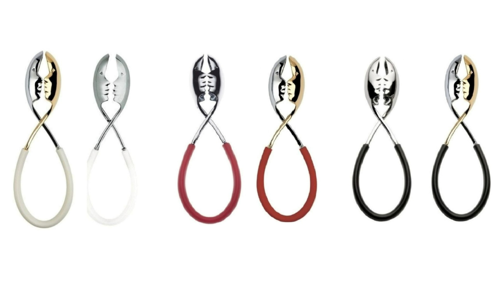 Bugatti Italy 2 Piece Kiss Salad Tongs Set