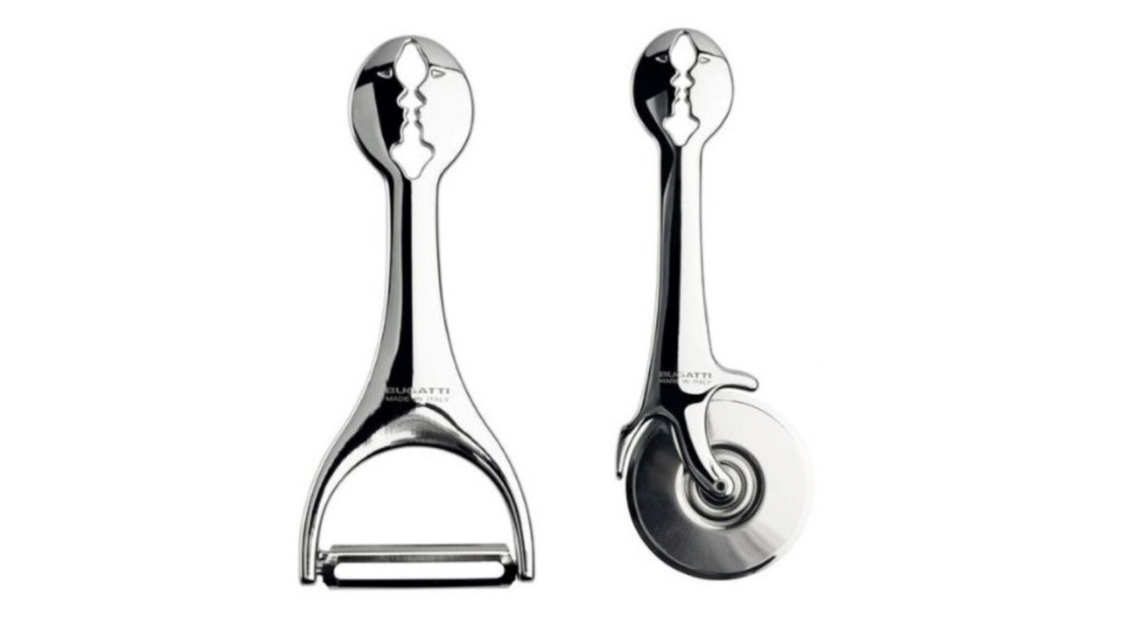 Bugatti Kiss Pizza Cutter and Peeler Set