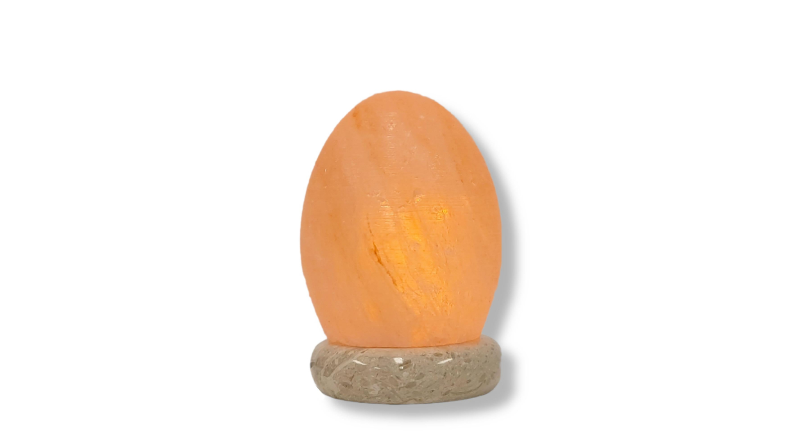 Orku USB Pink Egg Shape Himalayan Salt LED Lamp 