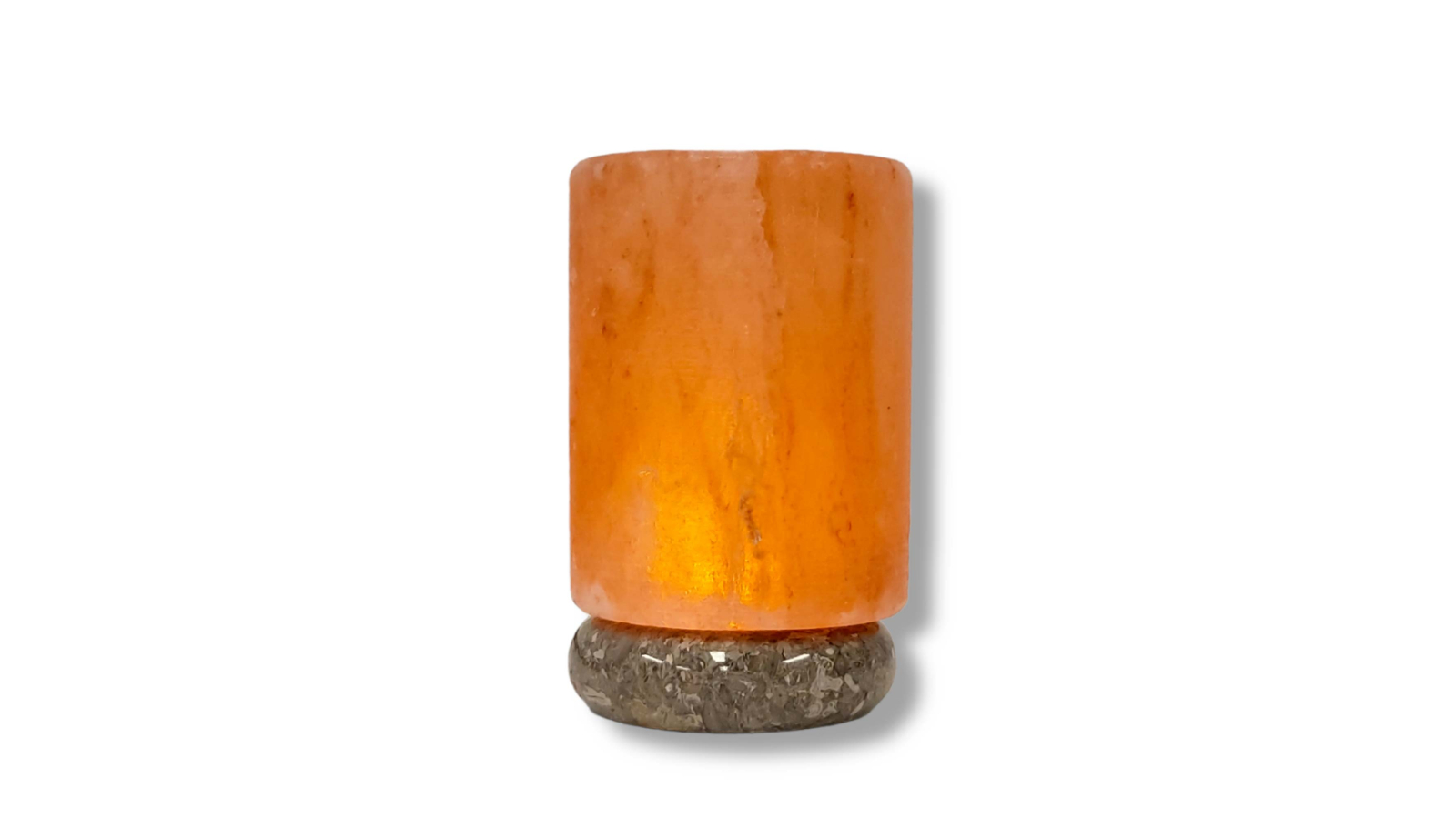 Orku USB Pink Cylinder Shape Himalayan Salt LED Lamp 