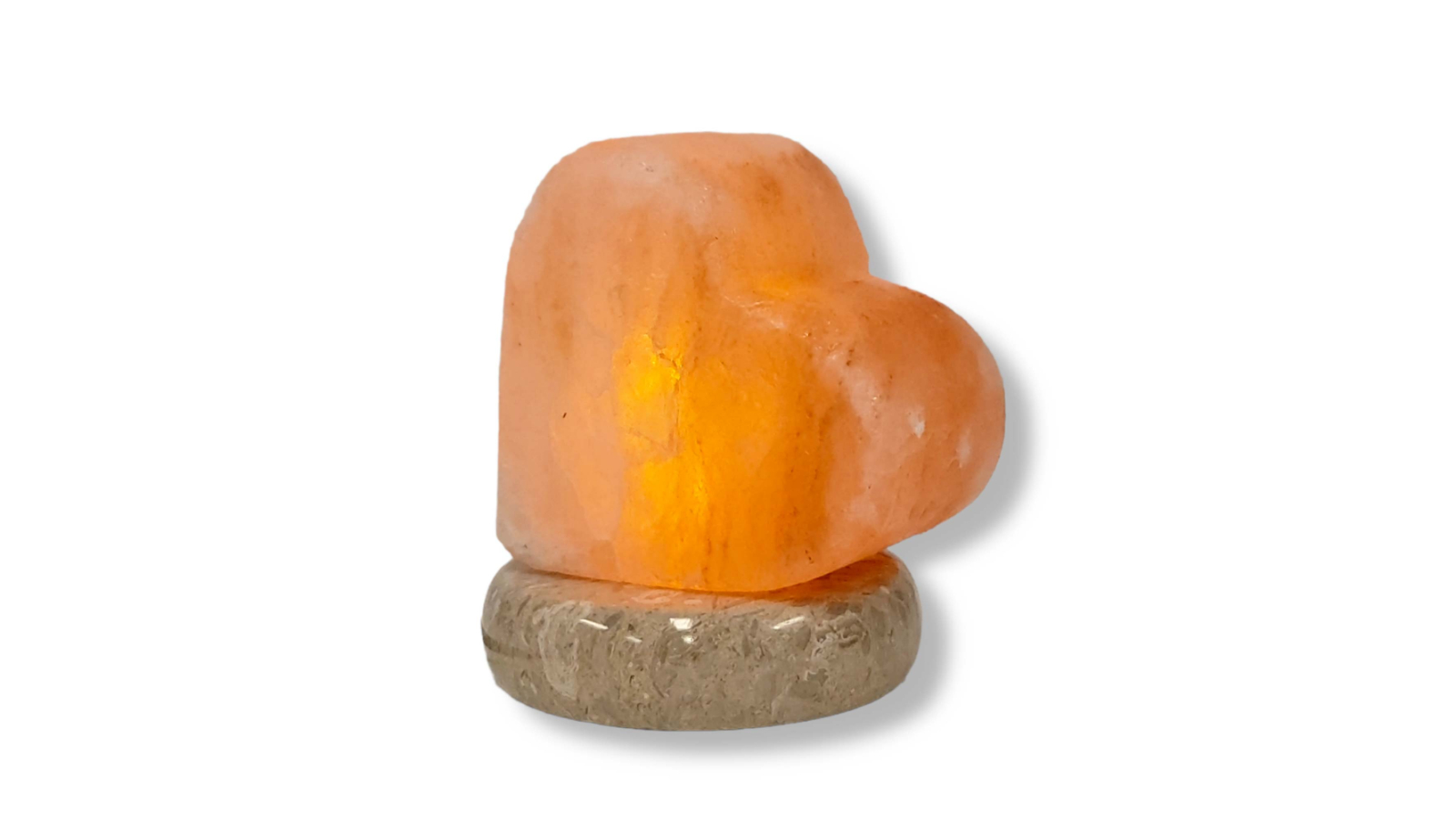 Orku USB Pink Heart Shape Himalayan Salt LED Lamp 