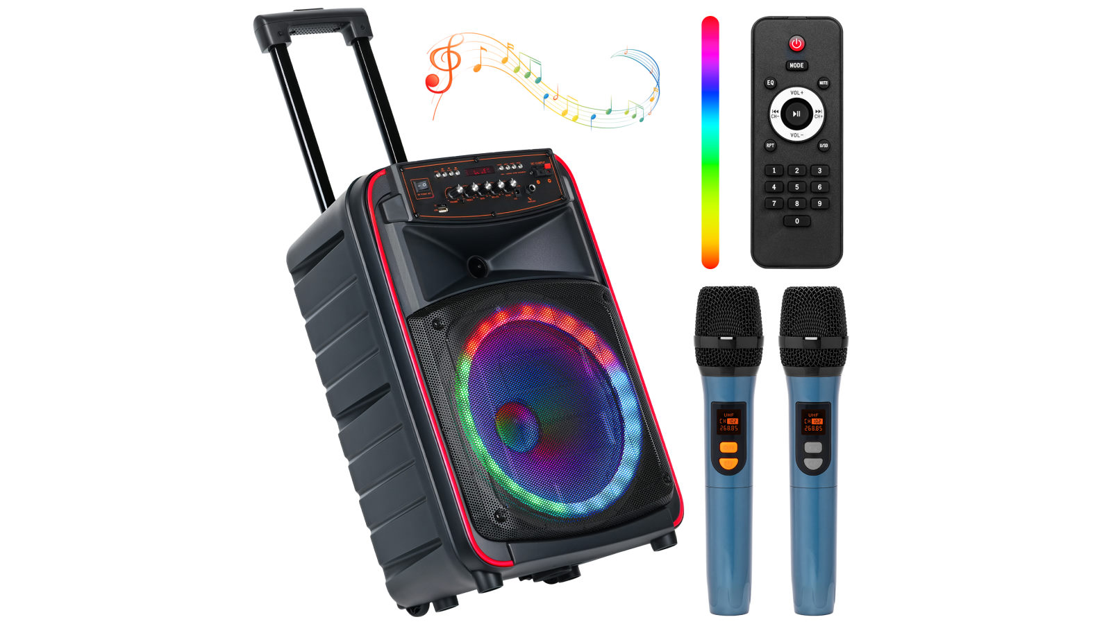 Advwin Karaoke Machine Portable Bluetooth Karaoke Speaker