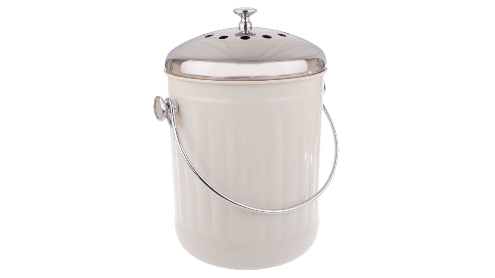Appetito 4.5 Litre Compost Bin - White
