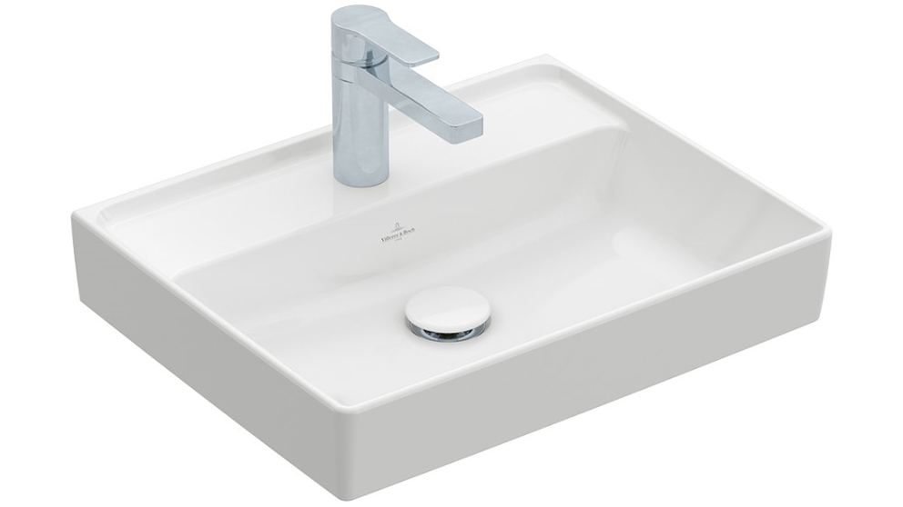 Villeroy & Boch Collaro 450 H& Wash Basin with 1 Tap Hole - Alpine White