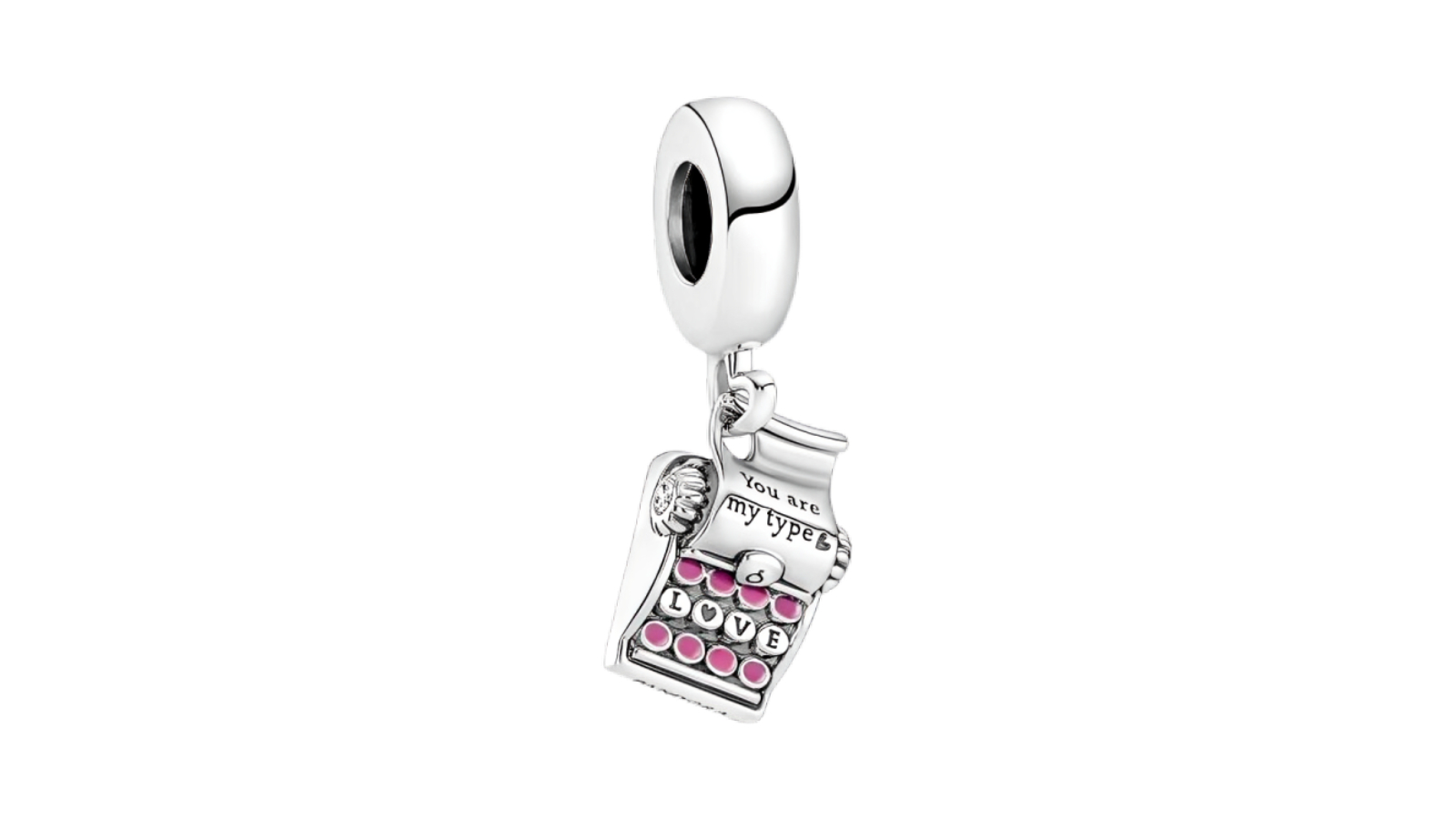 Pandora Typewriter Dangle Charm