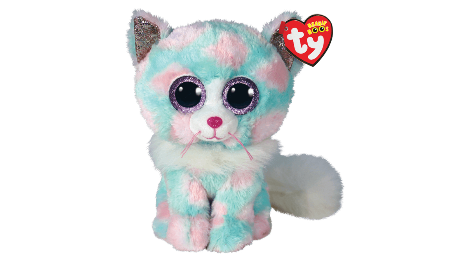 TY Beanie Boos Opal Pastel Small Cat - 15cm