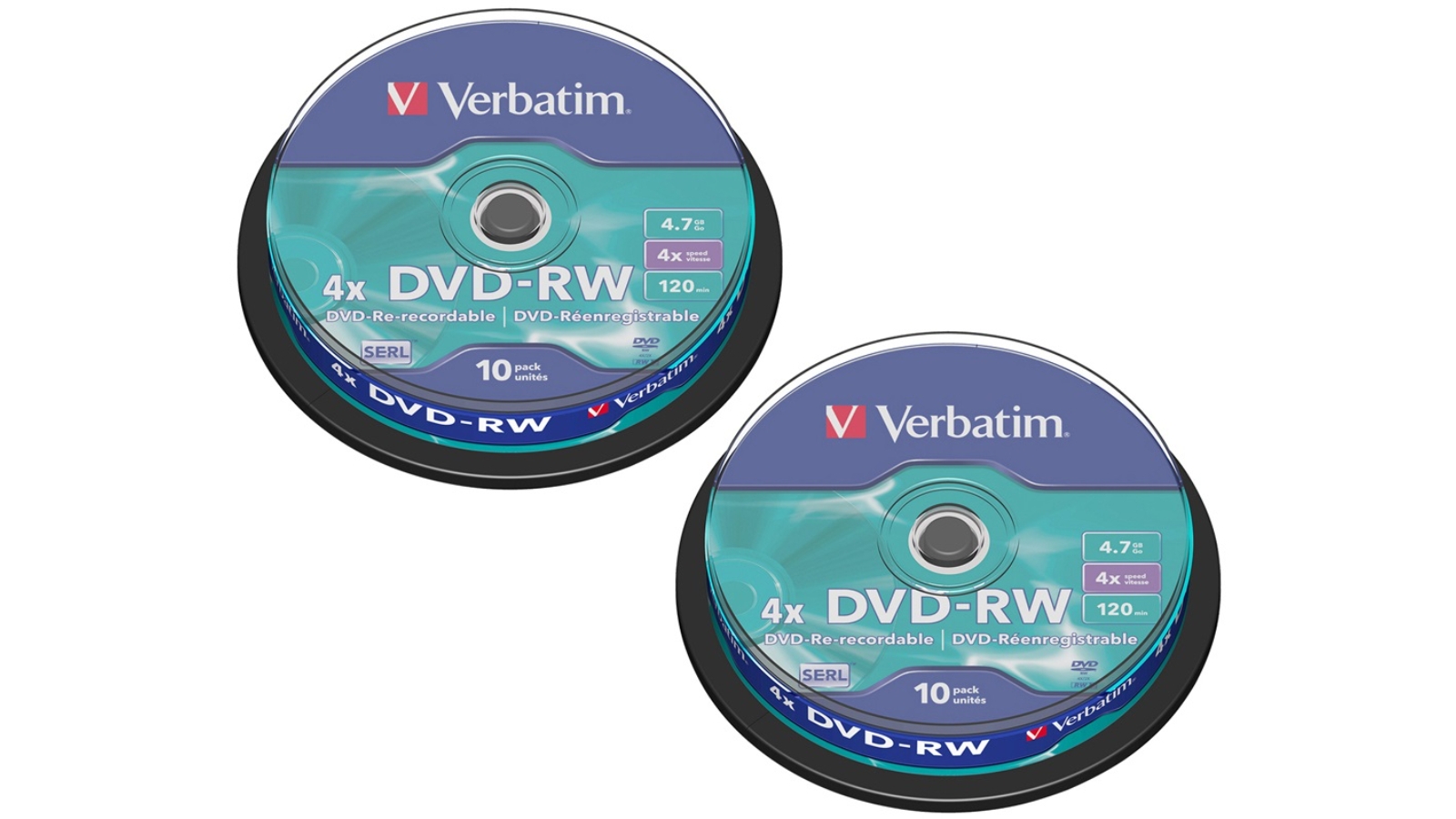 Verbatim 20 Piece DVD-RW 4.7GB RW Blank Disc