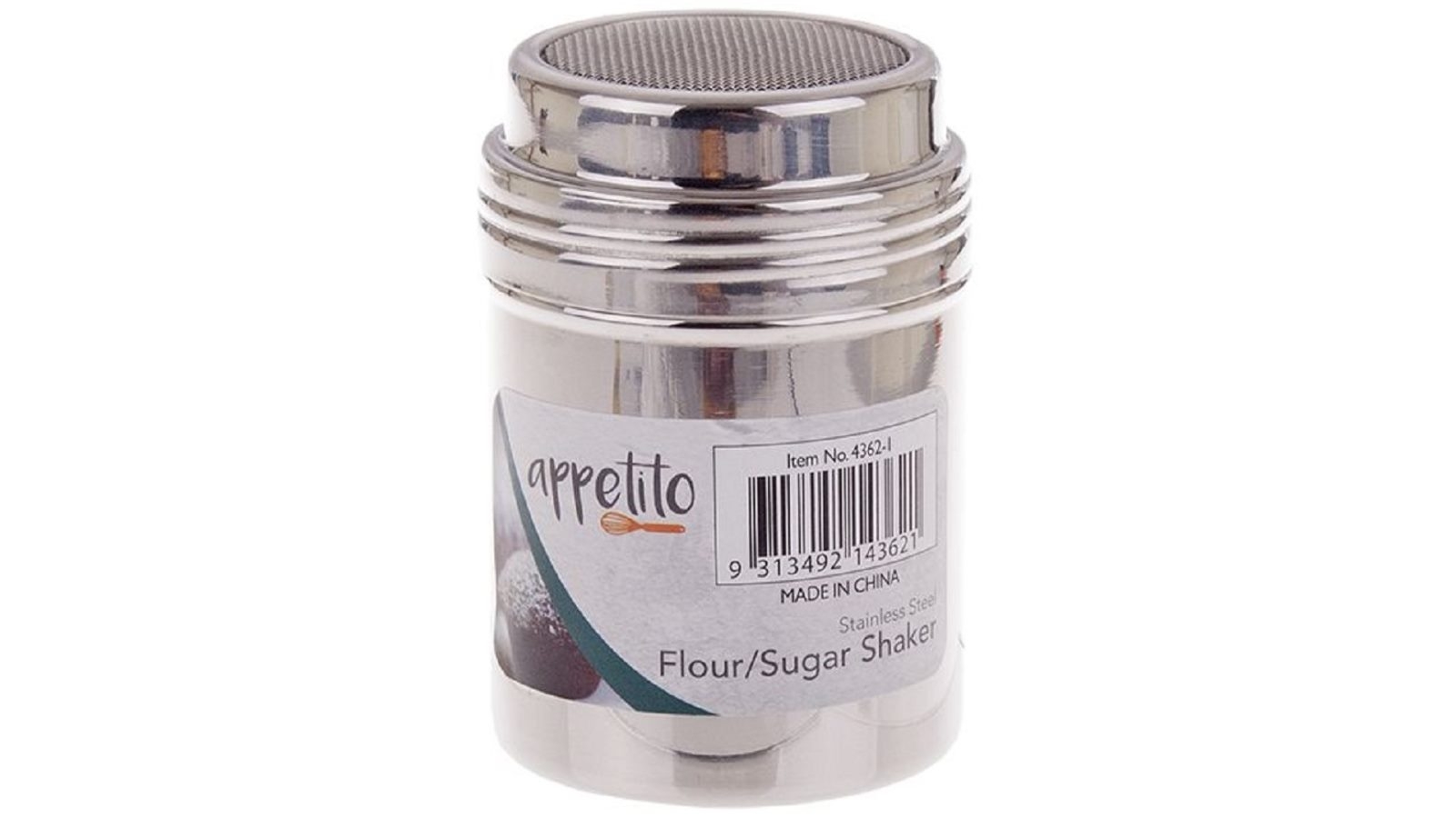 Appetito Small Stainless Steel Mesh Shaker