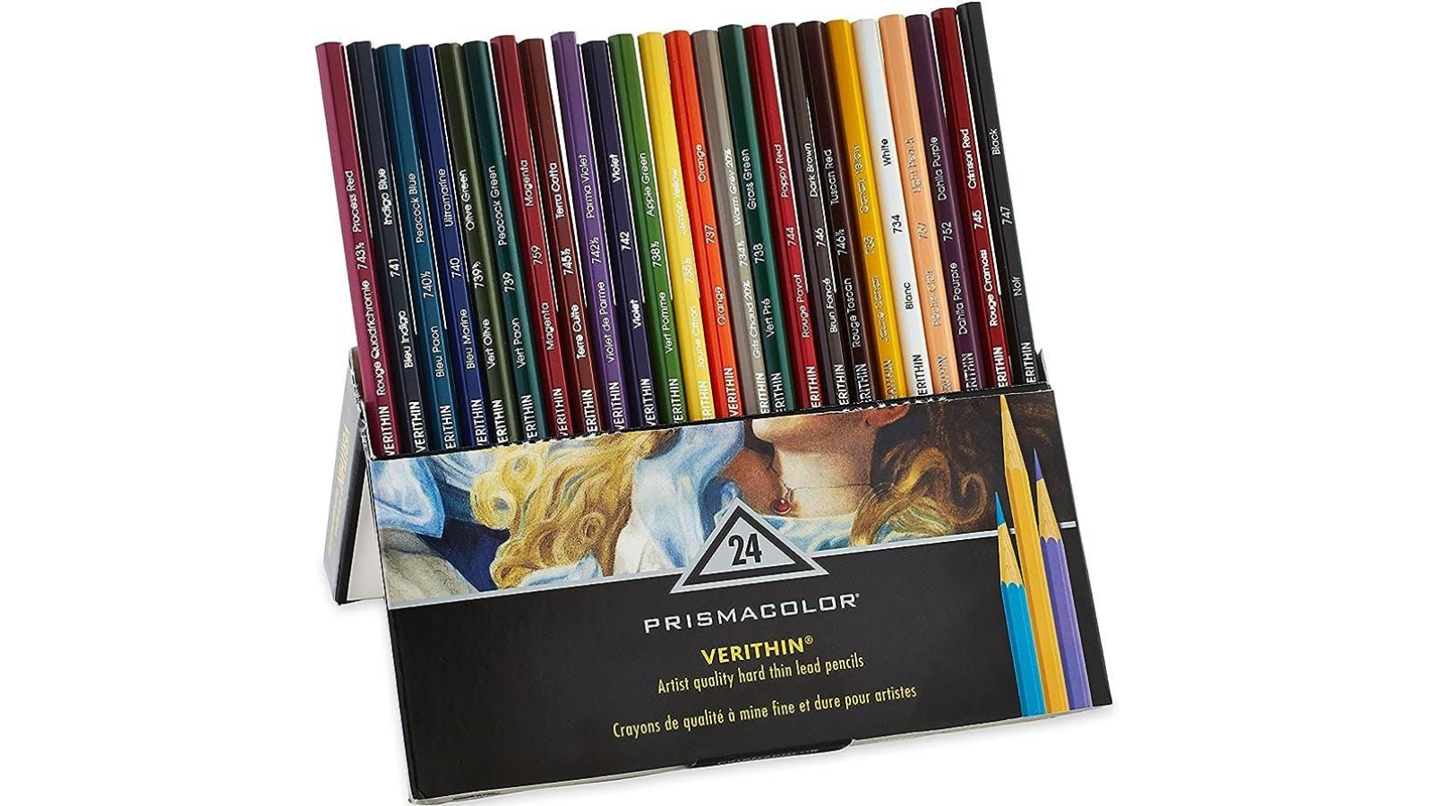 Prismacolor Premier 24 Verithin Thin Coloured Pencil Set