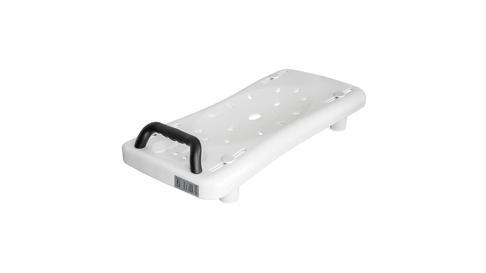 DJMed Adjustable Bath Board Bench Seat with Handle